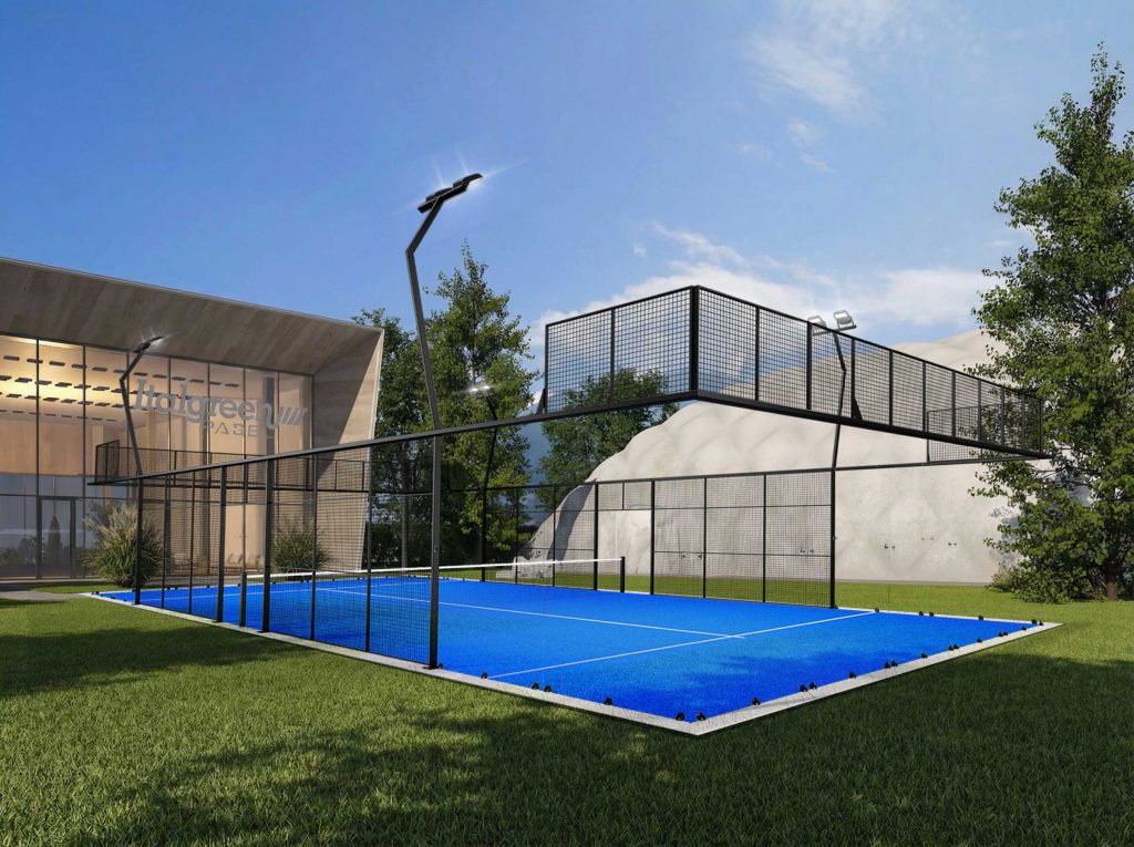 Padel pálya professzionális LED világítással – klub szintű kialakítás