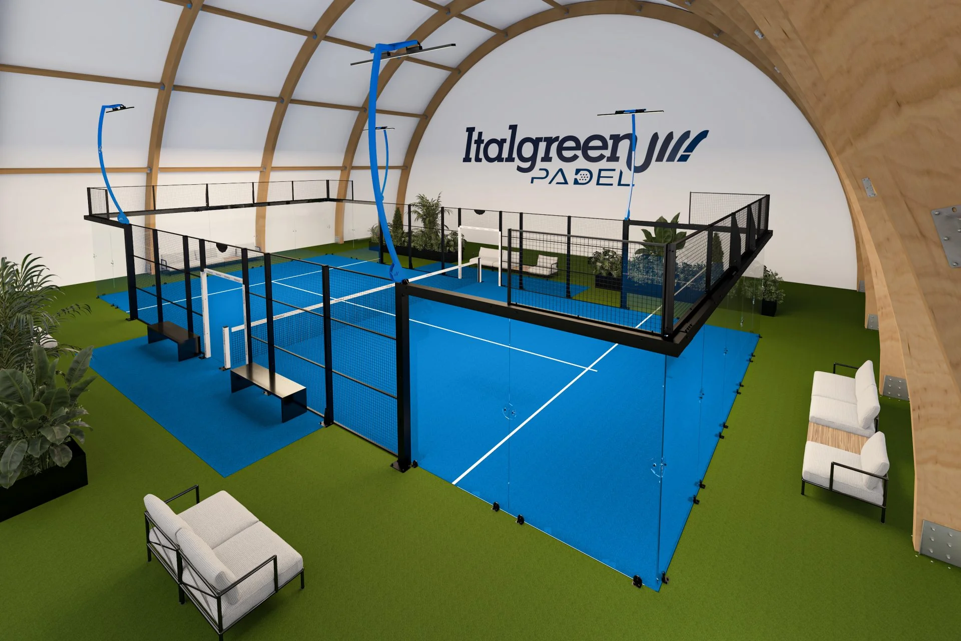 Padel pálya építés ára 2026 – Full Panoráma padel pálya kivitelezés | Grass G.O.A.T.