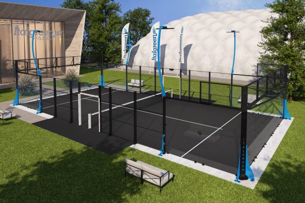 panoráma típusú padel pálya