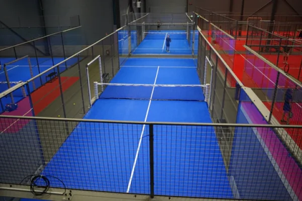 single típusú padel pálya